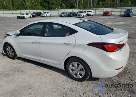 2016 Hyundai Elantra Se from USA, damaged, VIN 5NPDH4AE9GH720535
